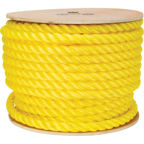 Corde jaune tress&eacute;e, Polypropyl&egrave;ne, 144' Waymarc Industries Inc