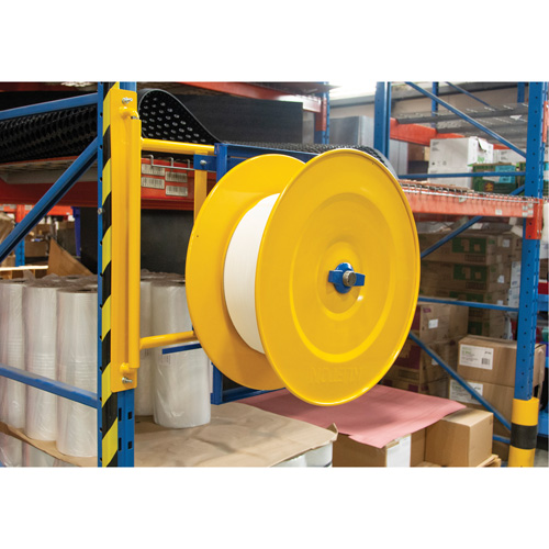 Distributeur de feuillards, Feuillard Polyester/Acier/Polypropyl&egrave;ne, Dia de noyau 16"/8", largeur de rouleau 3"/8"/6" Waymarc Industries Inc