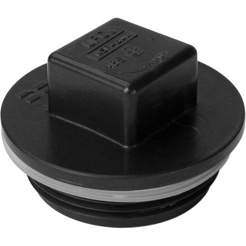 Bouchon filet&eacute;, Regard de nettoyage, 1-1/4" dia., Plastique Waymarc Industries Inc