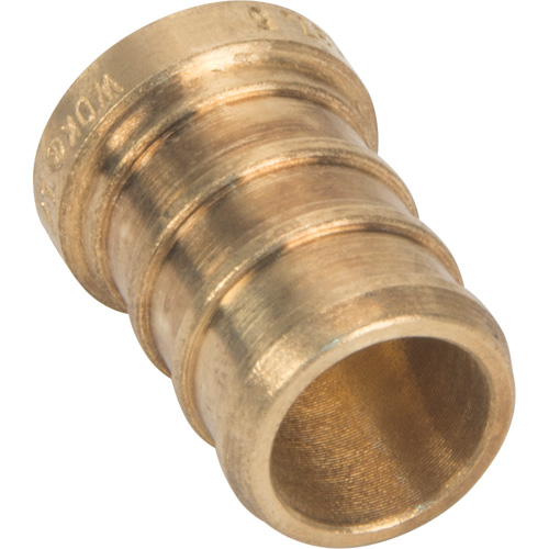 Capuchon de tuyau sans plomb, Tuyau, 1/2" dia., Laiton Waymarc Industries Inc