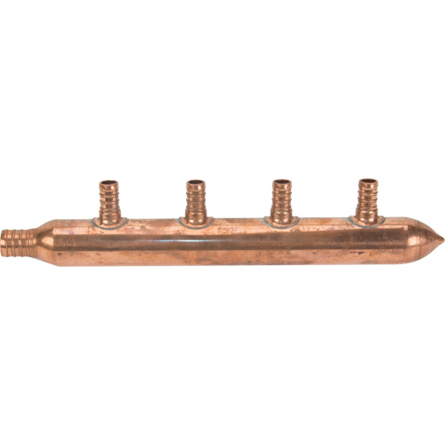 Collecteur &agrave; quatre branches, 3/4" dia., Cuivre Waymarc Industries Inc
