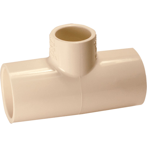 Flowguard Gold&reg; Tee Fitting, Reducing, CPVC, 3/4" x 3/4" x 1" Waymarc Industries Inc