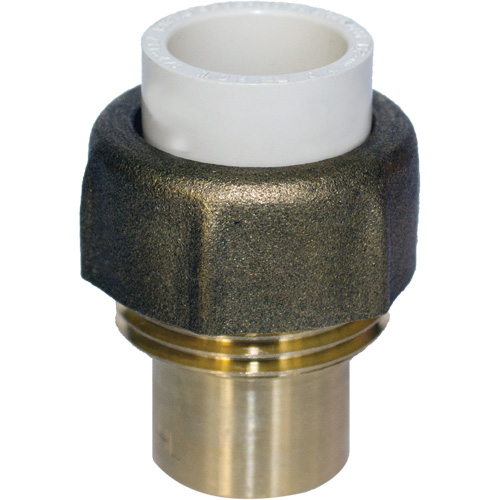 Pipe Union, 3/4", CPVC, Hub x Sweat Waymarc Industries Inc