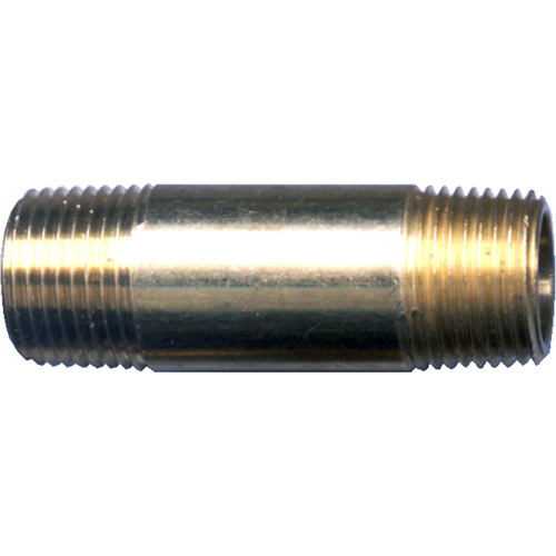 Raccord long, Laiton, 1/4", NPT x NPT Waymarc Industries Inc