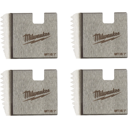 Matrices de tuyauterie portables NPT, Pour tuyau de 1", Alliage/Acier rapide Waymarc Industries Inc