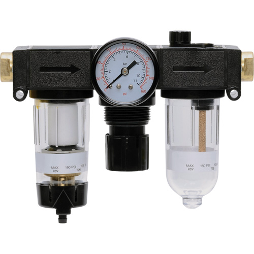 Filtre, d&eacute;tendeur & lubrificateur Modulair 200, 1/4" NPTF Waymarc Industries Inc