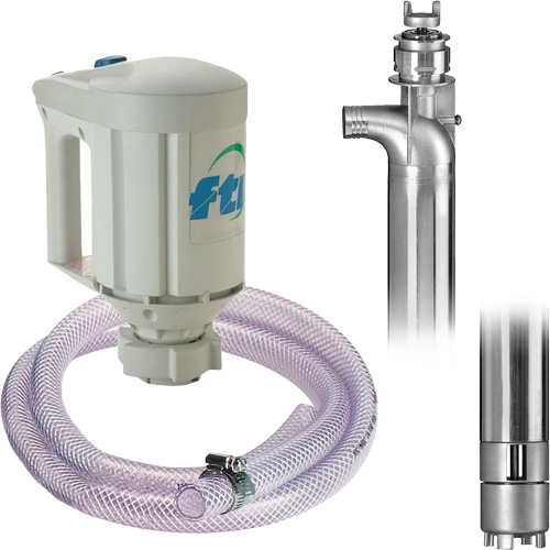 Trousse de pompe pour baril PFS-40 avec moteur M3V, Acier inoxydable Waymarc Industries Inc