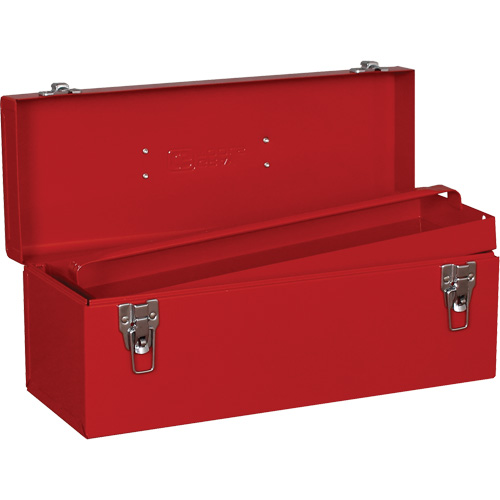 Tool Box, 7-1/8" D x 19" W x 7-1/2" H, Red Waymarc Industries Inc