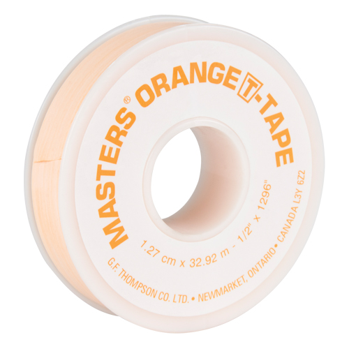 Ruban T, 1296" lo x 1/2" la, Orange Waymarc Industries Inc