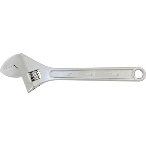 AW-15 Adjustable Wrench, 15" L, 1-7/8" Max Width, Chrome Waymarc Industries Inc
