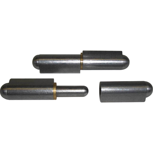 Weld-On Hinge with Washer, 1/2" Dia. x 6" L, Aluminum w/Fixed Stainless Steel Pin Waymarc Industries Inc