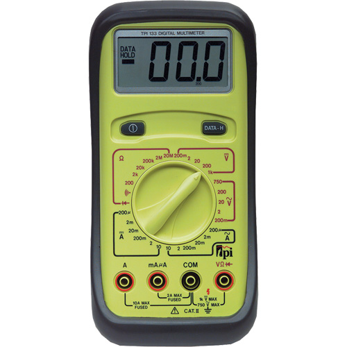 Large Display Multimeter, AC/DC Voltage, AC/DC Current Waymarc Industries Inc
