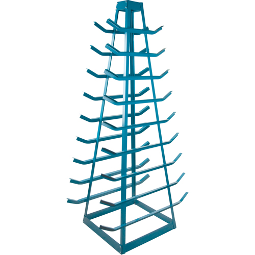 Bar Storage Racks - Horizontal Bar Racks, Horizontal, 9 Levels, 18" W x 40" D x 84" H, 1800 lbs. Cap. Waymarc Industries Inc