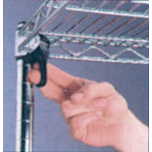 ETAGERE,4 TABL18X36X63,CHROME,800LB/TABL., Tiers 4, 36" la x 63" h x 18" p Waymarc Industries Inc