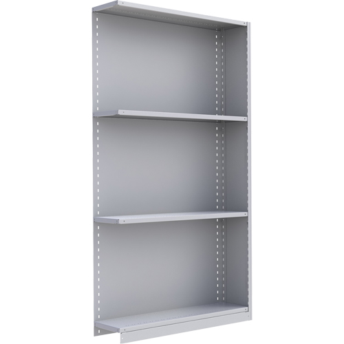 &eacute;l&eacute;ment de rayonnage Interlok, Acier, Sans boulons, Capacit&eacute; 450 lb, 48" la x 88" h x 24" p Waymarc Industries Inc