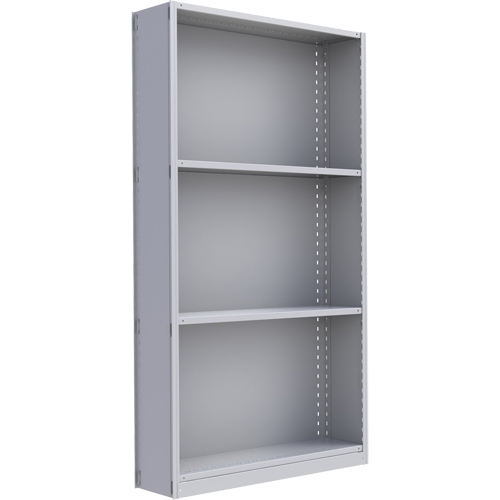 &eacute;l&eacute;ment de rayonnage Interlok, Acier, Sans boulons, Capacit&eacute; 450 lb, 48" la x 88" h x 24" p Waymarc Industries Inc