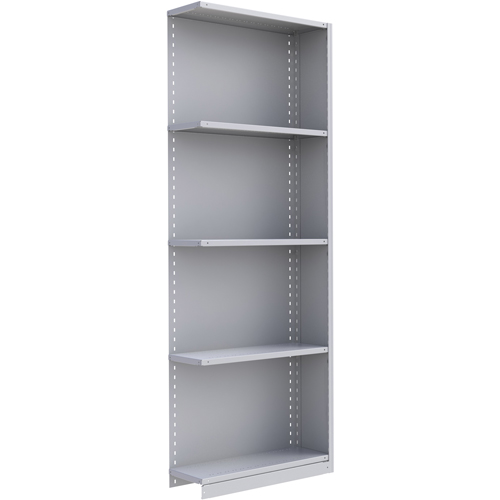 Interlok Shelving Unit, Steel, Boltless, 800 lbs. Capacity, 36" W x 100" H x 24" D Waymarc Industries Inc