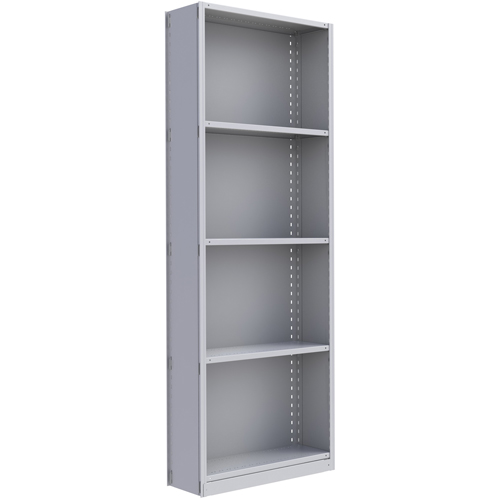 Interlok Shelving Unit, Steel, Boltless, 800 lbs. Capacity, 36" W x 100" H x 24" D Waymarc Industries Inc