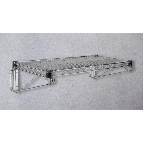 Tablette en treillis pour &eacute;tag&egrave;re robuste en treillis chromat&eacute;, 30" la x 14" p, Capacit&eacute; de 800 lb Waymarc Industries Inc