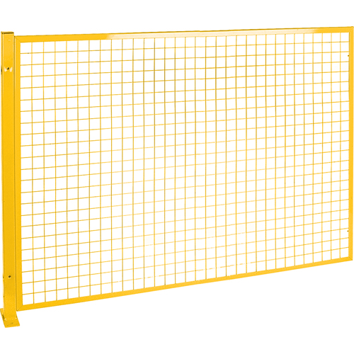 Protecteur de p&eacute;rim&egrave;tre de style treillis, 4' h x 8' la, Jaune Waymarc Industries Inc