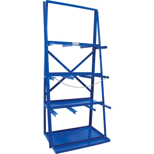 Bar Storage Rack, Vertical, 3 Levels, 36" W x 24" D x 84" H, 3000 lbs. Cap. Waymarc Industries Inc