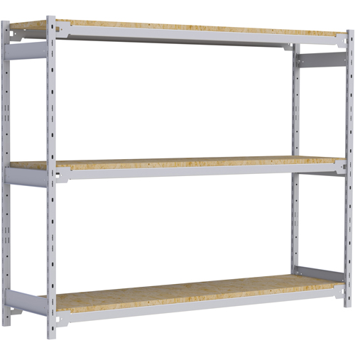 &eacute;tag&egrave;re-classeur de grande largeur, Acier, 3 Tablettes, 72" la x 18" p x 60" h Waymarc Industries Inc