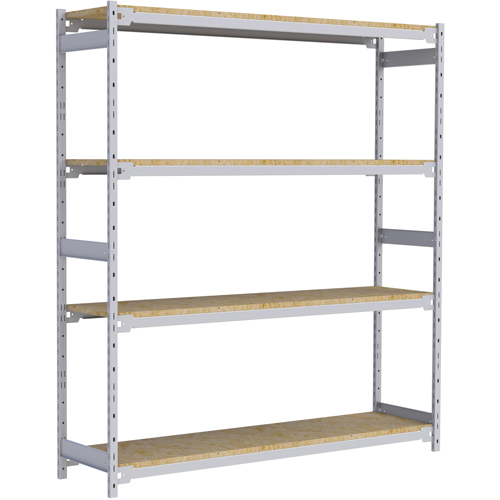 &eacute;tag&egrave;re-classeur de grande largeur, Acier, 4 Tablettes, 72" la x 18" p x 84" h Waymarc Industries Inc