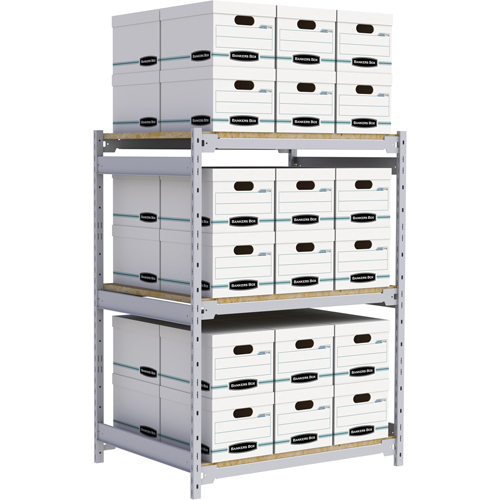&eacute;tag&egrave;re-classeur de grande largeur, Acier, 3 Tablettes, 42" la x 32" p x 60" h Waymarc Industries Inc