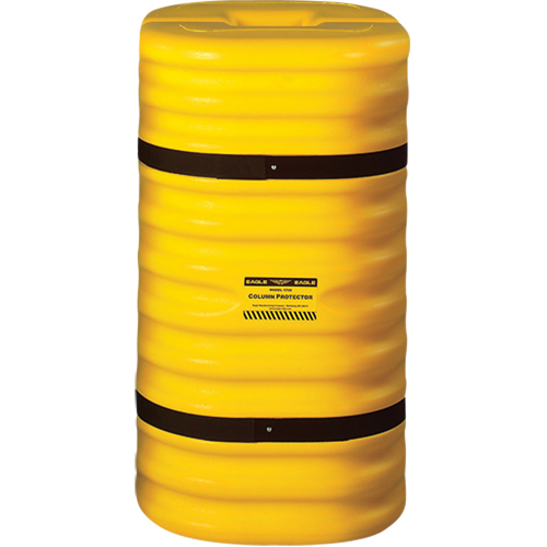 Column Protector, 12" x 12" Inside Opening, 24" L x 24" W x 42" H, Yellow Waymarc Industries Inc