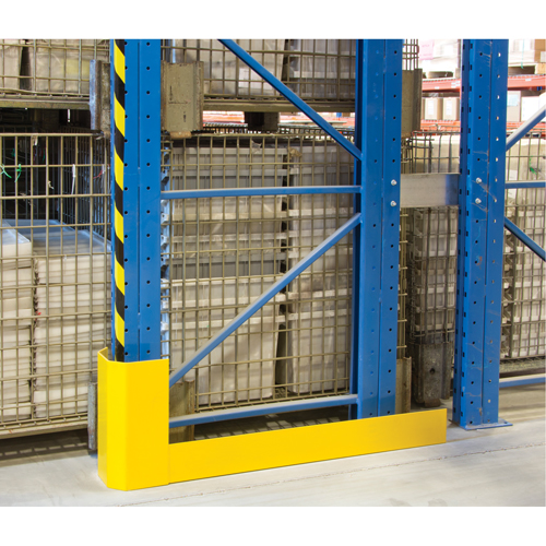 Racking Aisle Protectors, 3" W x 56" L x 16" H, Safety Yellow Waymarc Industries Inc