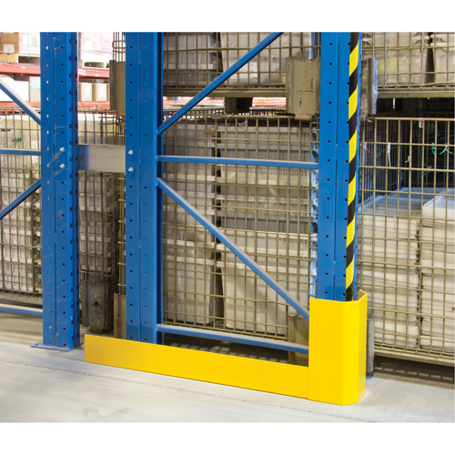 Racking Aisle Protectors, 3" W x 56" L x 16" H, Safety Yellow Waymarc Industries Inc