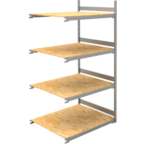 &eacute;tag&egrave;re-classeur de grande largeur, Acier, 4 Tablettes, 42" la x 32" p x 84" h, Ensemble Ajout Waymarc Industries Inc