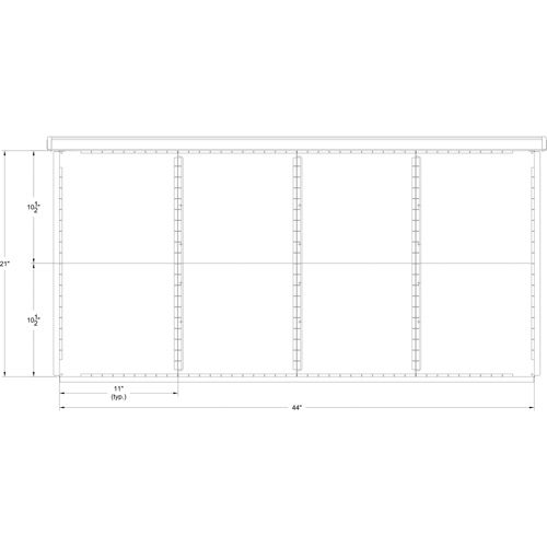 Cabinet d'entreposage &agrave; tiroirs int&eacute;gr&eacute; Interlok Waymarc Industries Inc