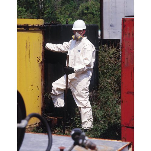 Tychem&reg; 4000 Coveralls, X-Large, White Waymarc Industries Inc