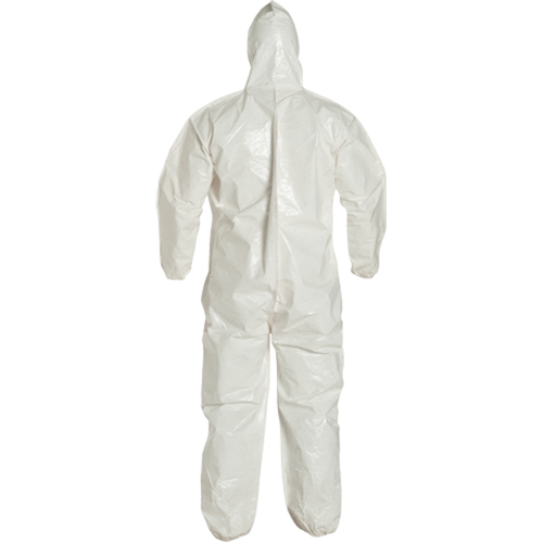 Tychem&reg; 4000 Coveralls, Large, White Waymarc Industries Inc