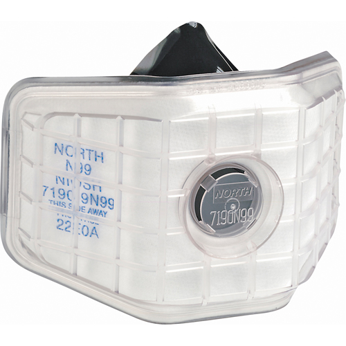 North&reg; 7190 Series Low Maintenance Half Mask-Respirator, PVC, One Size Waymarc Industries Inc