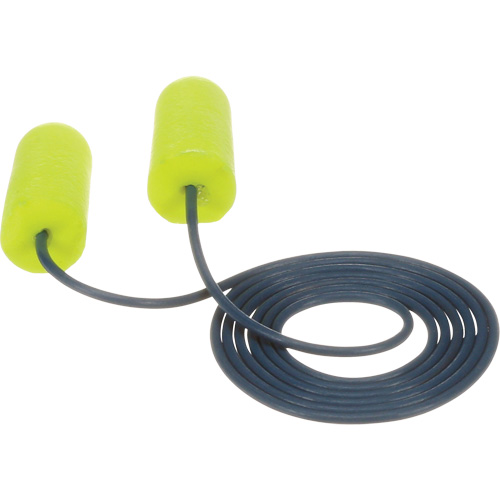 Bouchons d'oreilles d&eacute;tectables E-A-Rsoft, Avec cordon, R&eacute;gulier, Vrac - Sac en poly, NRR dB 32 Waymarc Industries Inc