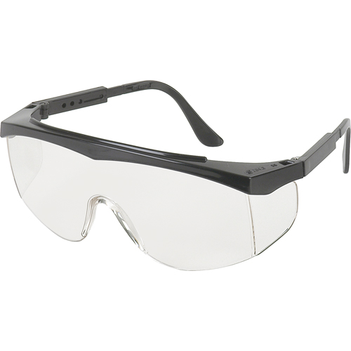 SS1 Series Safety Glasses, Clear Lens, Anti-Scratch, ANSI Z87+/Meets/Exceeds CSA Z94.3 Waymarc Industries Inc