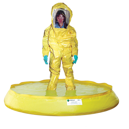 HazMat Pool Without Drain, 74" dia., 100 US gal. Capacity Waymarc Industries Inc