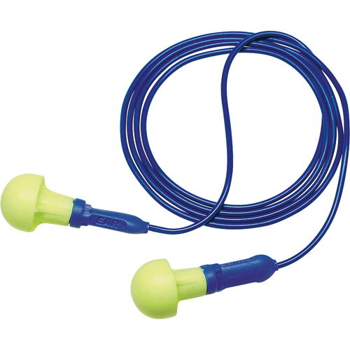 E-A-R Push-ins Metal Detectable Earplugs, Corded, One-Size, Bulk - Polybag, NRR 28 dB NRR dB Waymarc Industries Inc