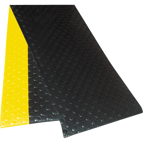 No. 417 Bubble Sof-Tred With Dyna-Shield Mats, Bubbled, 3' x 6' x 1/2", Black, PVC Waymarc Industries Inc