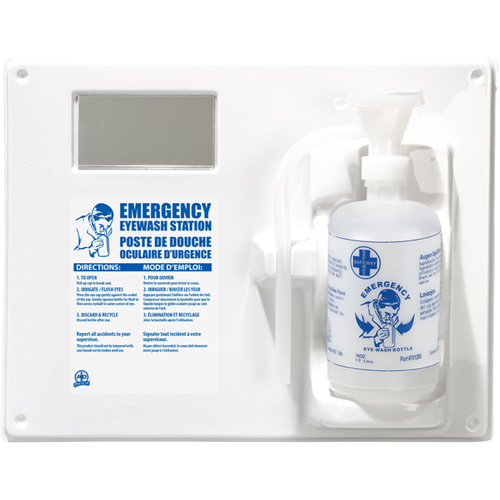 Eyewash Station - Single Station With Empty Bottle Waymarc Industries Inc