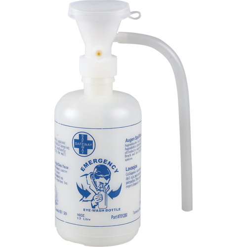 Accessoires pour poste de douche oculaire - Gouttes ophtalmiques, bouteille vide Waymarc Industries Inc