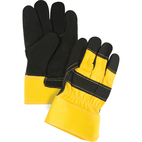 Gants d'ajusteur doubl&eacute;s pour l'hiver &agrave; chaleur sup&eacute;rieure, Grand, Paume en Cuir de vache refendu, Doublure en Thinsulate Waymarc Industries Inc
