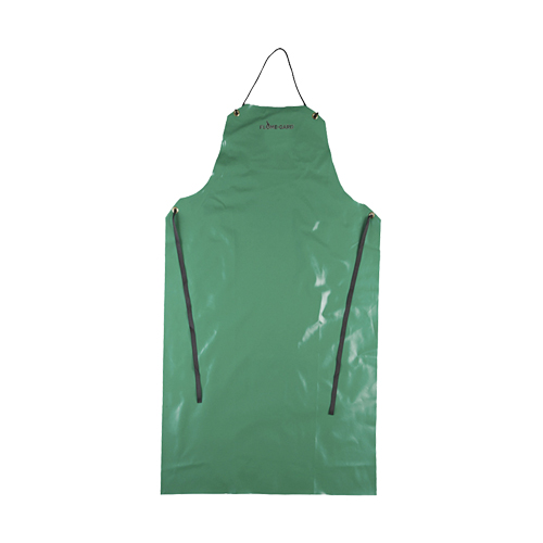 A43 48 CA-43&reg; FR Apron, Polyester/PVC, 29" L x 48" W, Green Waymarc Industries Inc