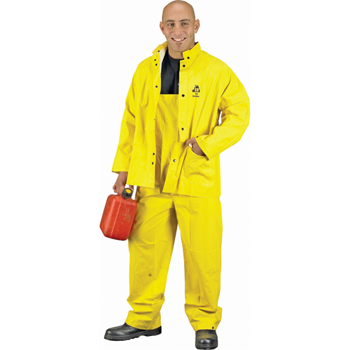 VETEMENT IMPERMEA,ECONOM,ININFLAMM,JAUNE,GRAND, Grand, Jaune haute visibilit&eacute; Waymarc Industries Inc