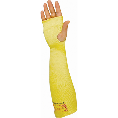 Sleeves, Kevlar&reg;, 18", ANSI/ISEA 105 Level 3, Yellow Waymarc Industries Inc