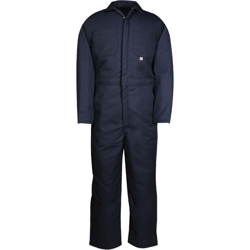Insulated Coveralls, Men's, Navy Blue, Size Medium Waymarc Industries Inc