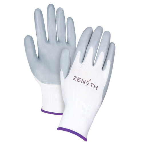 Gants l&eacute;gers enduits et respirants, 6/T-petit, R&ecirc;vetement Mousse de nitrile, Calibre 13, Enveloppe en Polyester Waymarc Industries Inc