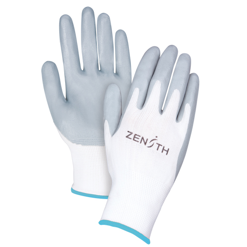 Gants l&eacute;gers enduits et respirants, 10/T-Grand, R&ecirc;vetement Mousse de nitrile, Calibre 13, Enveloppe en Polyester Waymarc Industries Inc